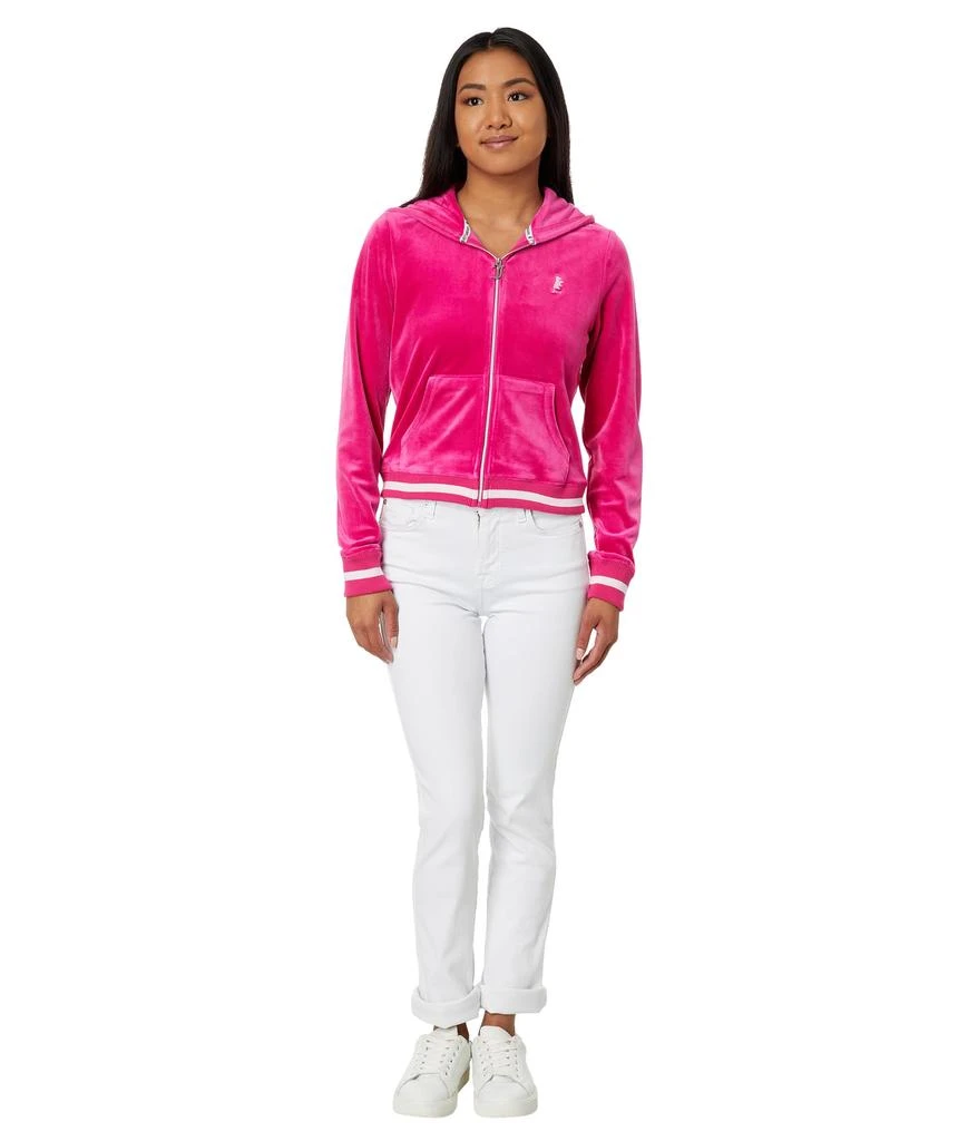 Juicy Couture Heritage Rib Trim Track Pants with Contrast Rib 4