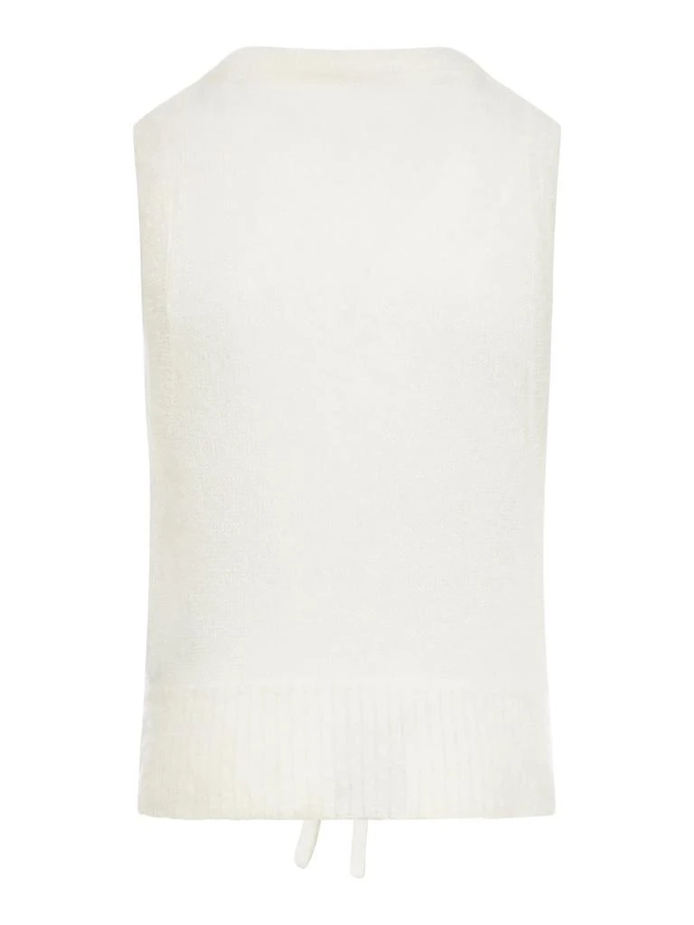 Ganni Light Mohair Tie String Vest - Jackets - BeyondStyle