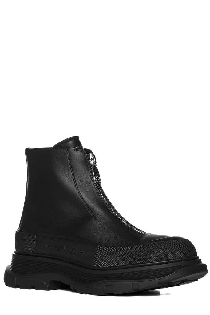 Alexander McQueen Alexander McQueen Tread Slick Zip Detailed Boots 2