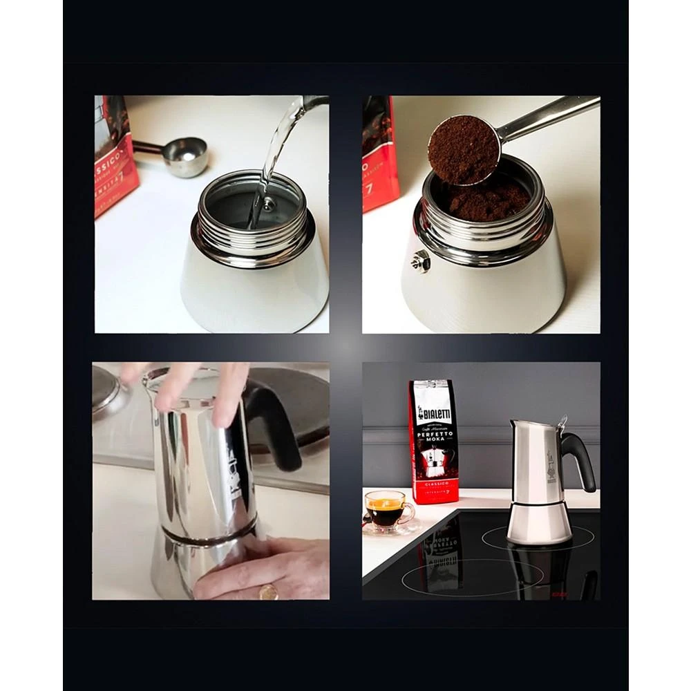 Bialetti Venus 6 Cup Stainless Steel Coffeemaker - 7.9 oz 4