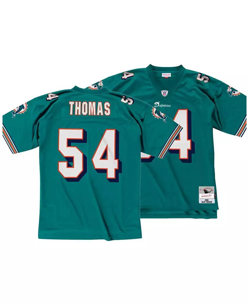 Mitchell and Ness Men's Zach Thomas Miami Dolphins Replica Throwback Jersey 1