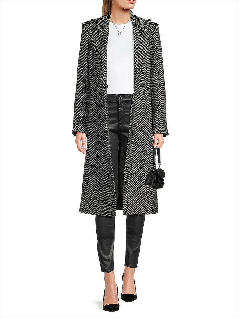 Sam Edelman Herringbone Wrap Coat 2