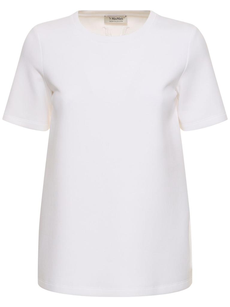 'S MAX MARA Fianco Jersey Scuba T-shirt