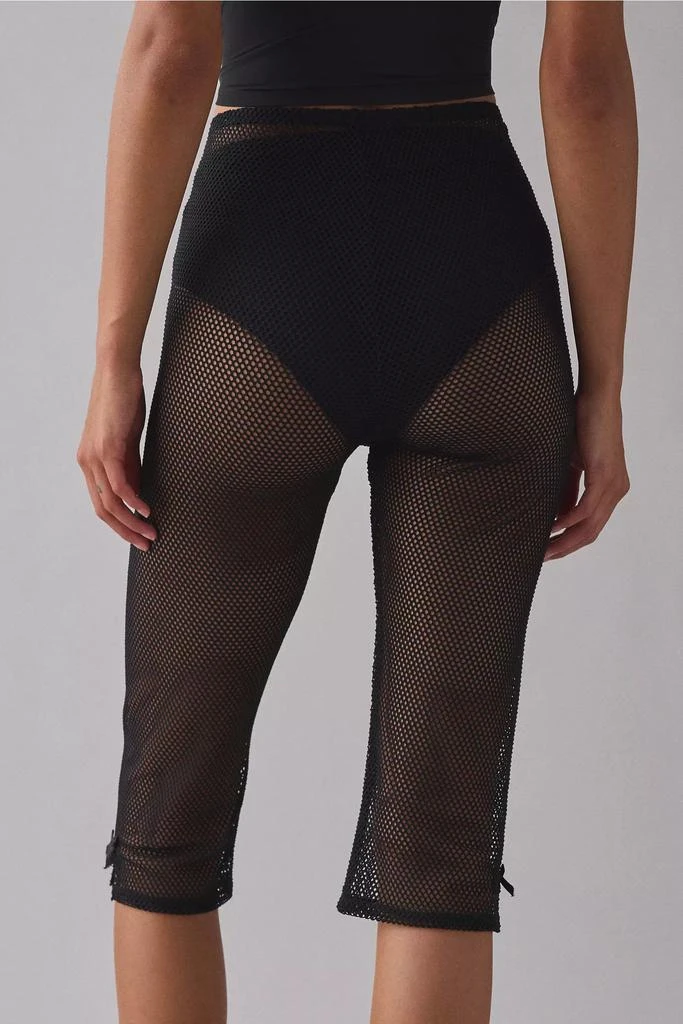 Vintage 
ReMADE by UO ReMADE By UO Remnants Sheer Netted Capri Pant 4