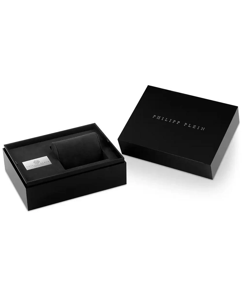 Philipp Plein Men's The Skull Spikes Black Silicone Strap Watch 45mm 4