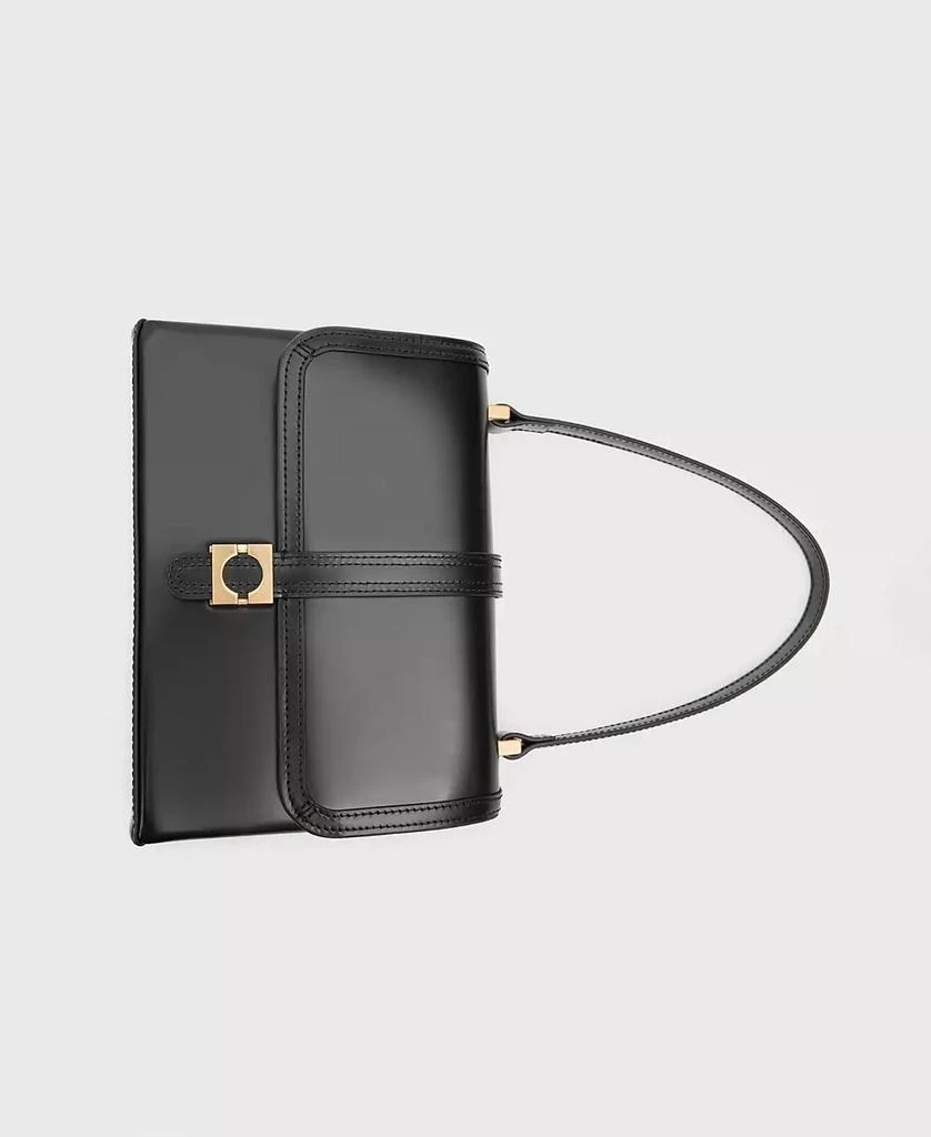 Mango Women's Flap Leather Bag 4