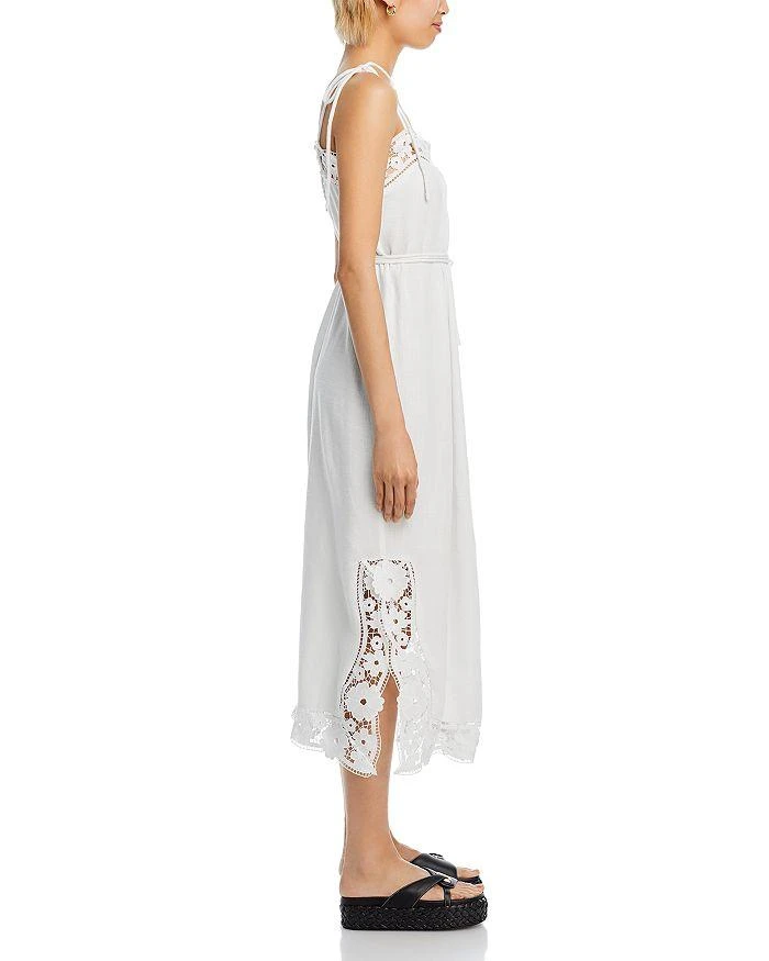 AQUA Lace Trim Midi Dress - Exclusive 5