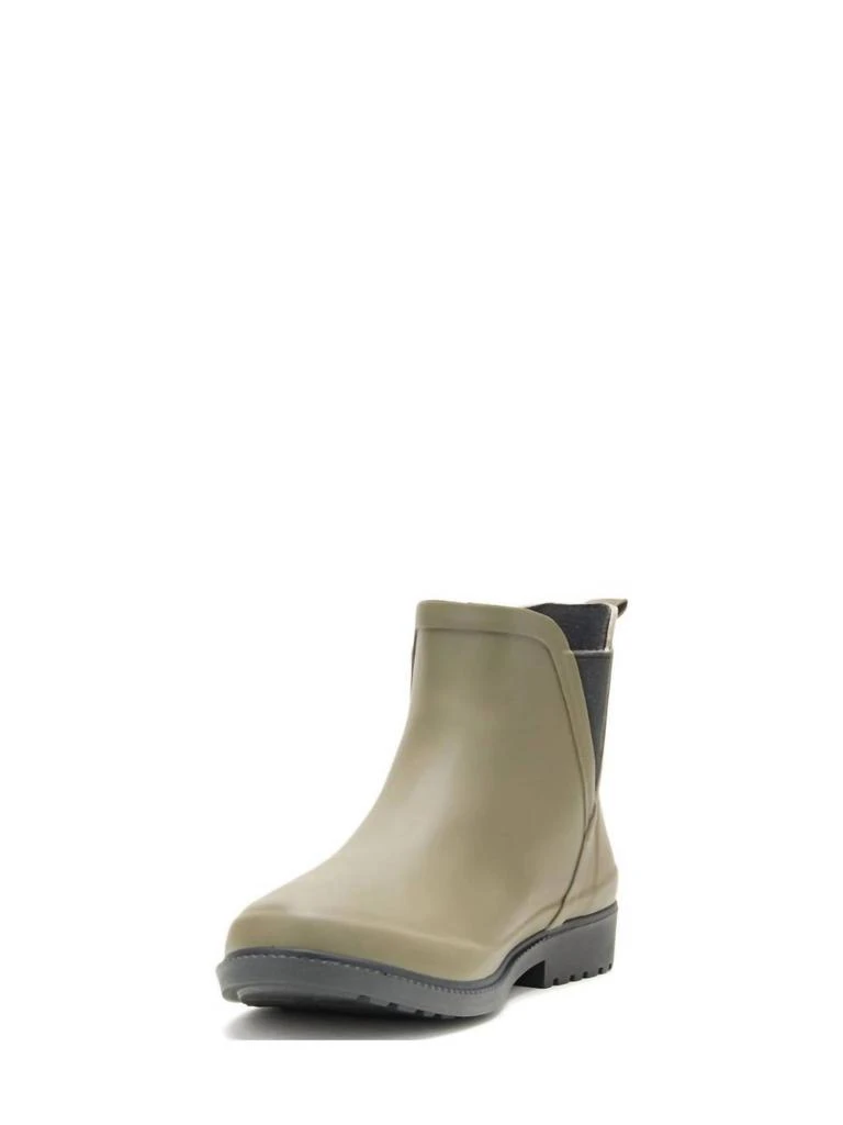 Kamik Women's Chloe Waterproof Rain Boot In Dark Olive 2