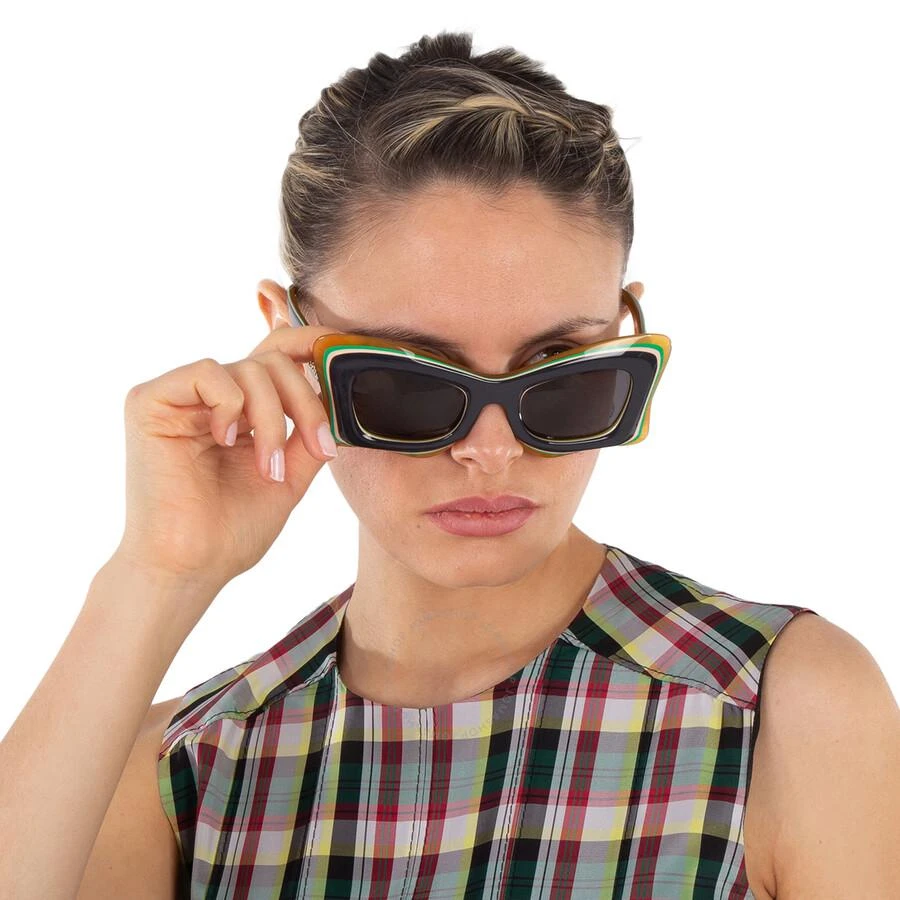 Loewe Smoke Butterfly Ladies Sunglasses LW40140U 20A 50 2