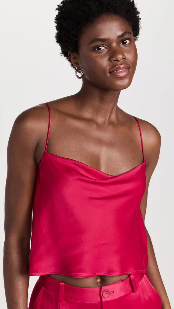 LAPOINTE Doubleface Satin Bias Cami Top 1