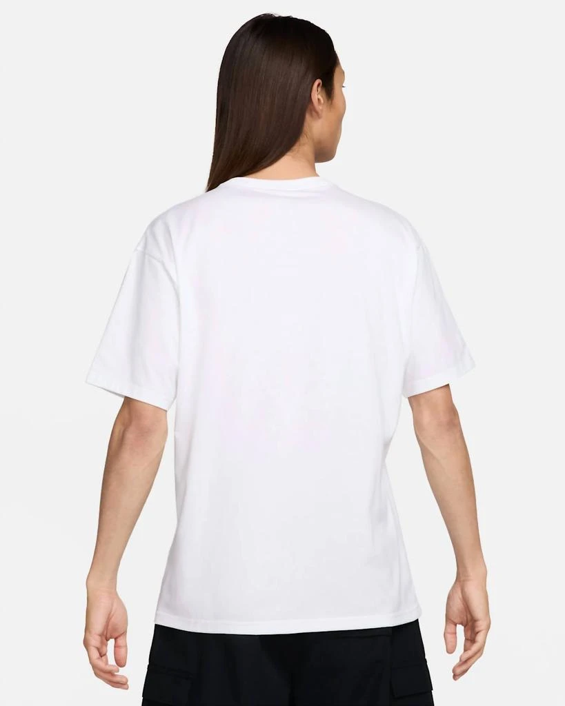 NIKE Sportswear Shor Sleeve Club Tee In White/black 2