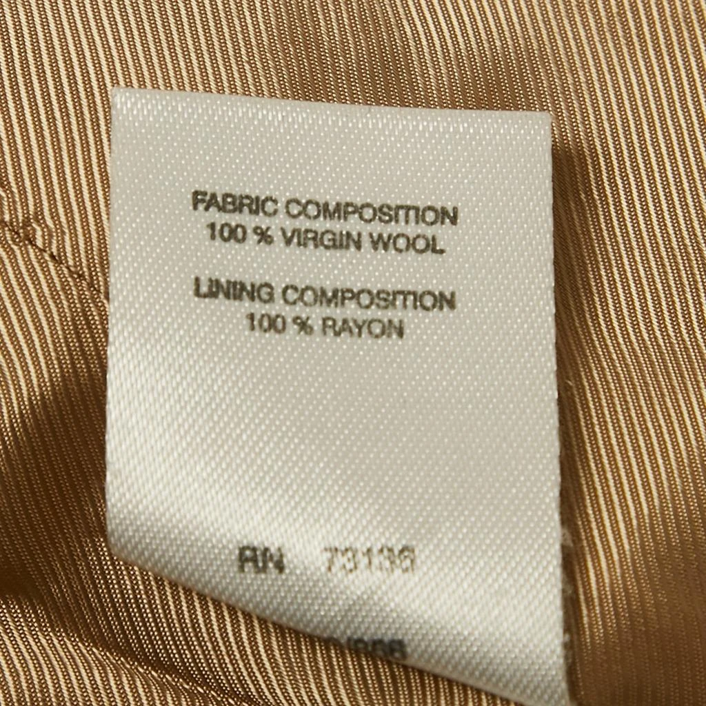 Weekend Max Mara Weekend Max Mara Beige Wool Double Breasted Long Coat S 6
