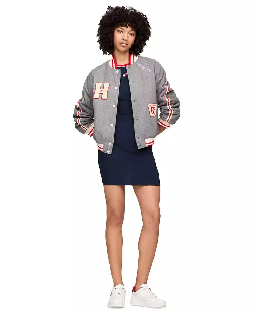 Tommy Jeans Women's Varsity Logo Bomber Jacket 4