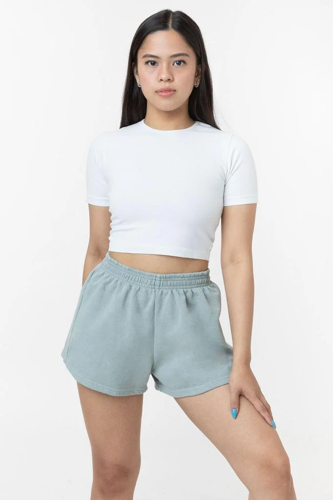 Los Angeles Apparel HF314 - Heavy Fleece Short Sweat Shorts (Garment Dye) 1