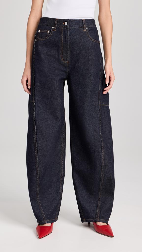 Tibi Indigo Denim Sid Jeans