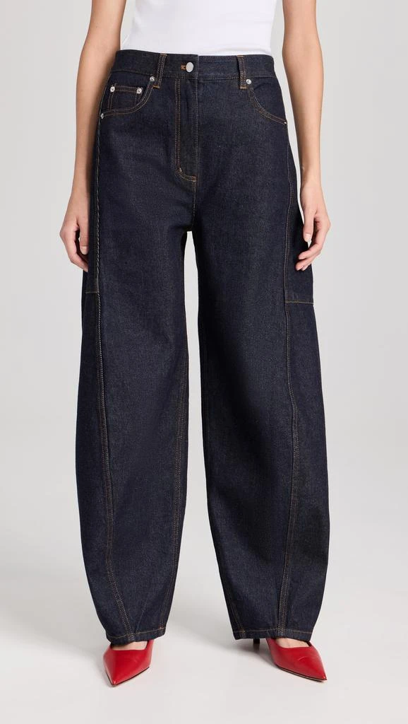 Tibi Indigo Denim Sid Jeans 1