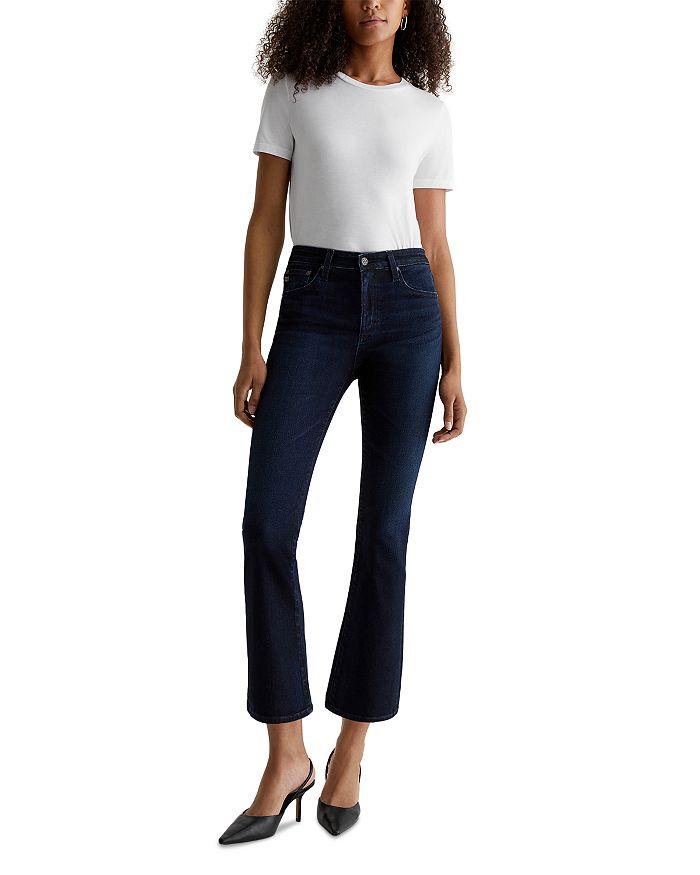 AG Farrah Mid Rise Bootcut Crop Jeans in 3 Years Berlin