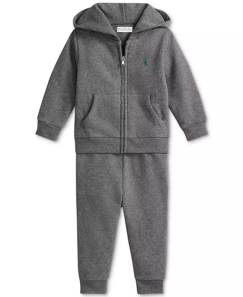 Ralph Lauren Baby Boys Fleece Hoodie & Pant Set