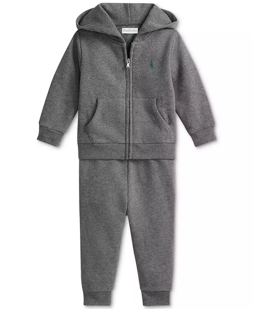 Ralph Lauren Baby Boys Fleece Hoodie & Pant Set 1