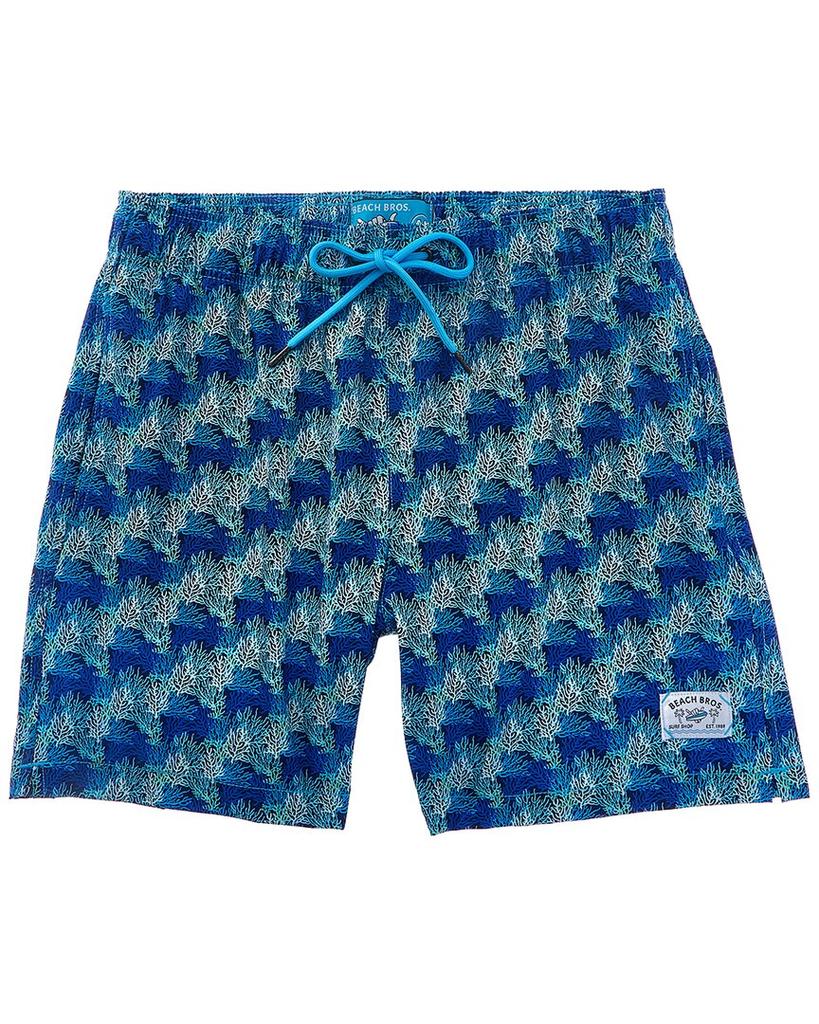 BEACH BROS Coral Overlap Swim Trunk