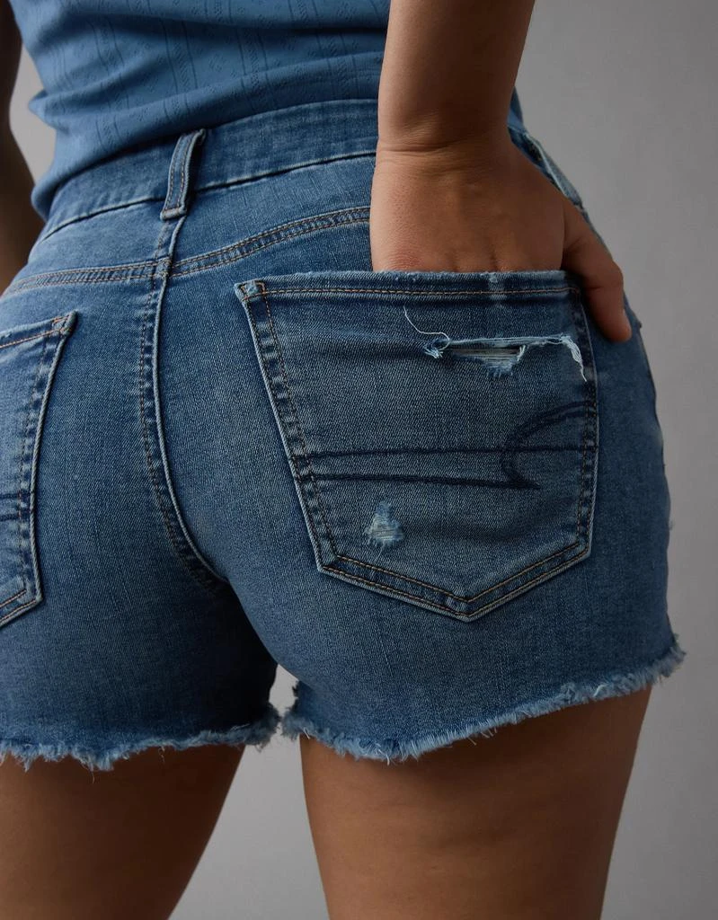 AE AE Next Level Curvy Ripped Low-Rise Denim Midi Short 6