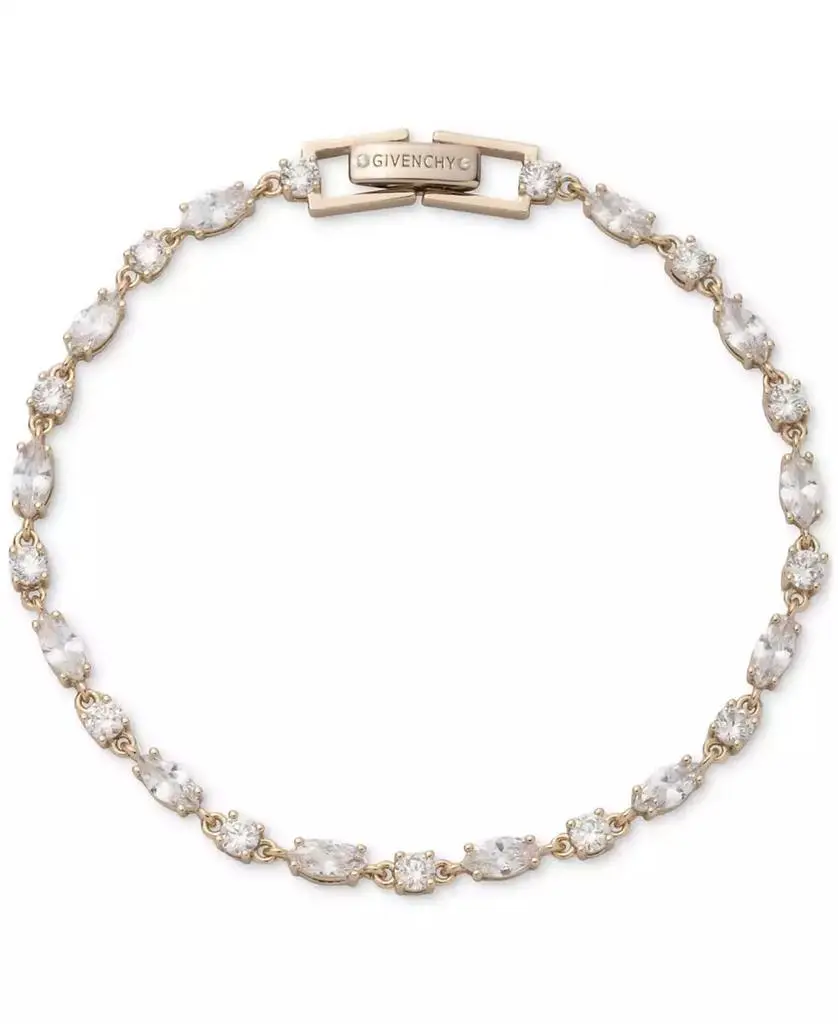 Givenchy Gold-Tone Cubic Zirconia Flex Bracelet