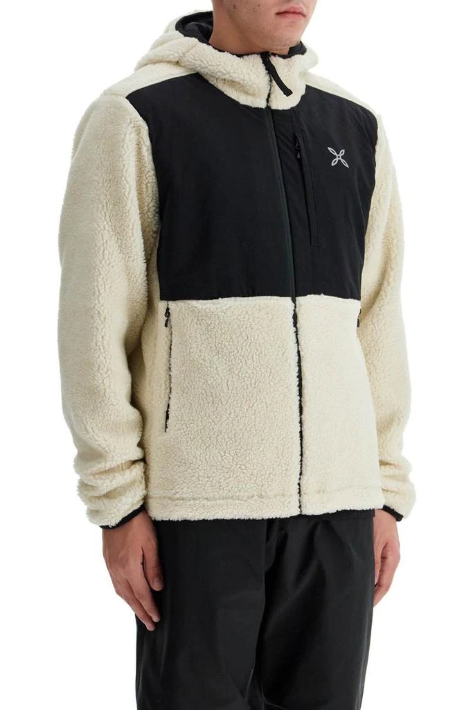 MONTURA sherpa zip-up hoodie with hood and 2