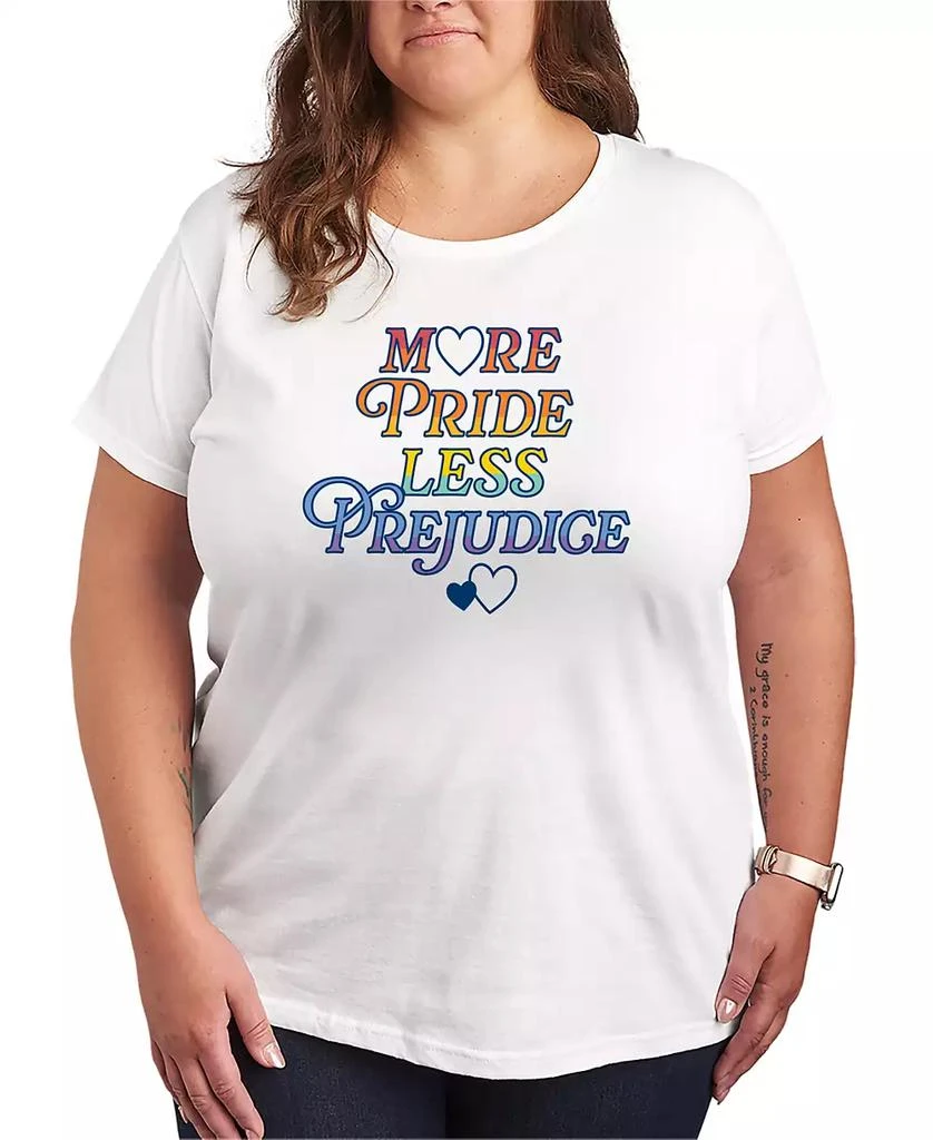 Hybrid Apparel Plus Size Instant Message More Pride Less Prejudice Short-Sleeve Graphic T-Shirt