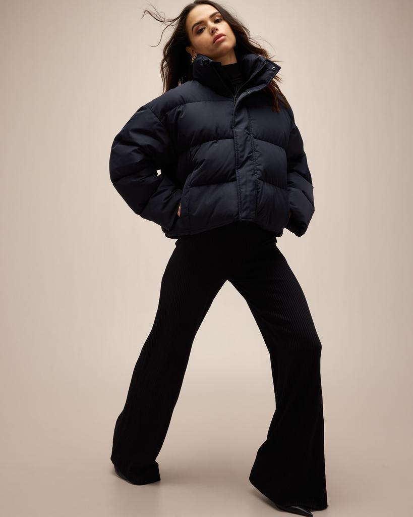 BB Logo Embroidered Puffer Jacket – On Sale Now with Up to 40% Off