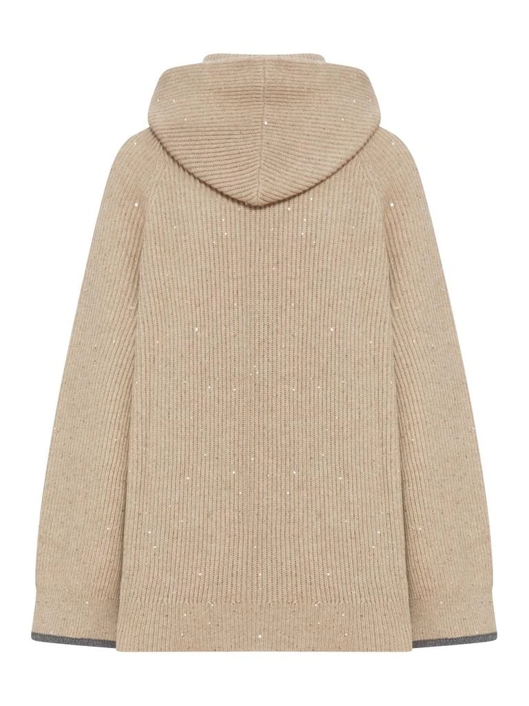 Brunello Cucinelli Brunello Cucinelli Long Sleeve Hooded Jumper 2