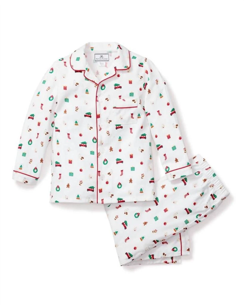 Petite Plume Petite Plume - Kid
s Twill Pajama Set 2