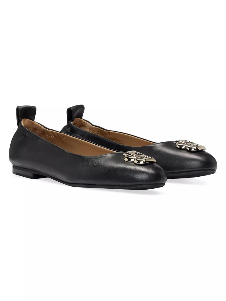 Hugo Boss Ballerina Pumps with Double B Monogram Hardware 3