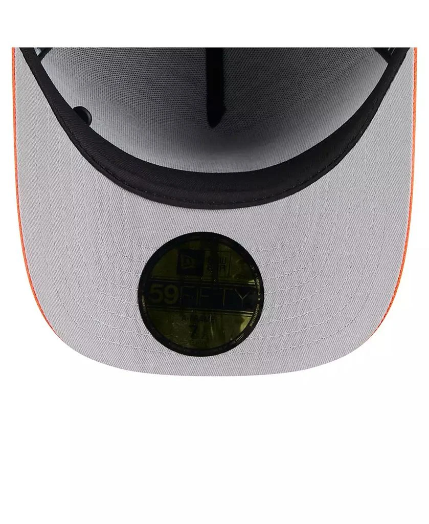 New Era Men's Black/Orange Denver Broncos 2025 NFL Draft On Stage A-Frame 59FIFTY Fitted Hat 2