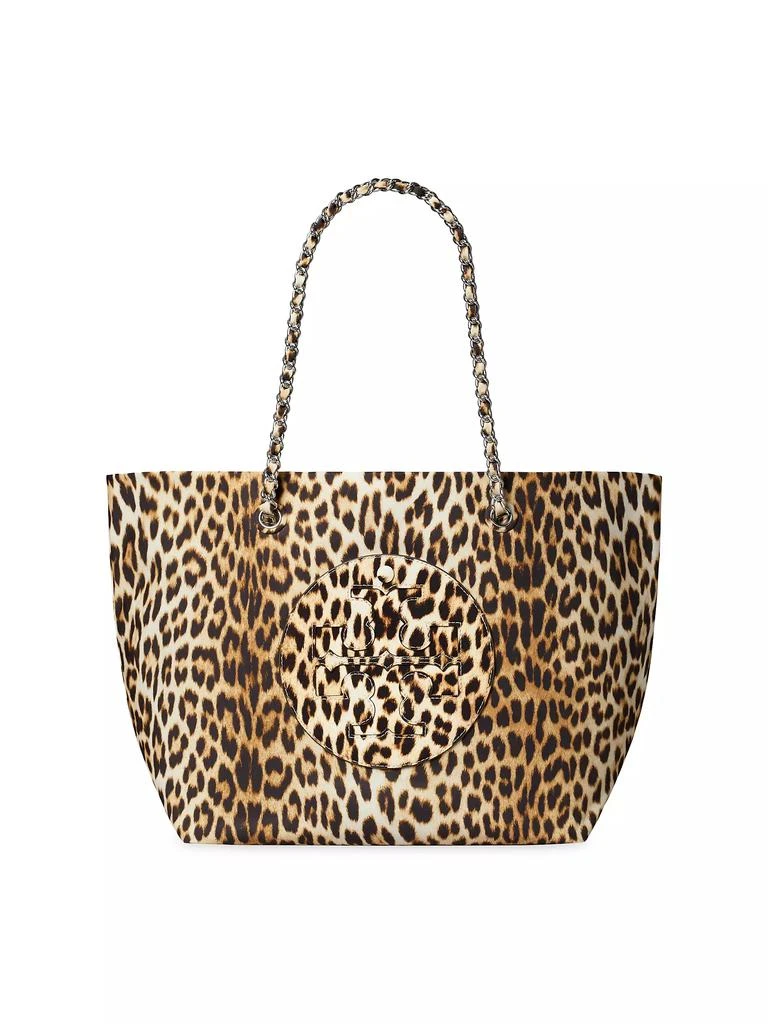 Tory Burch Ella Leopard Tote Bag 1
