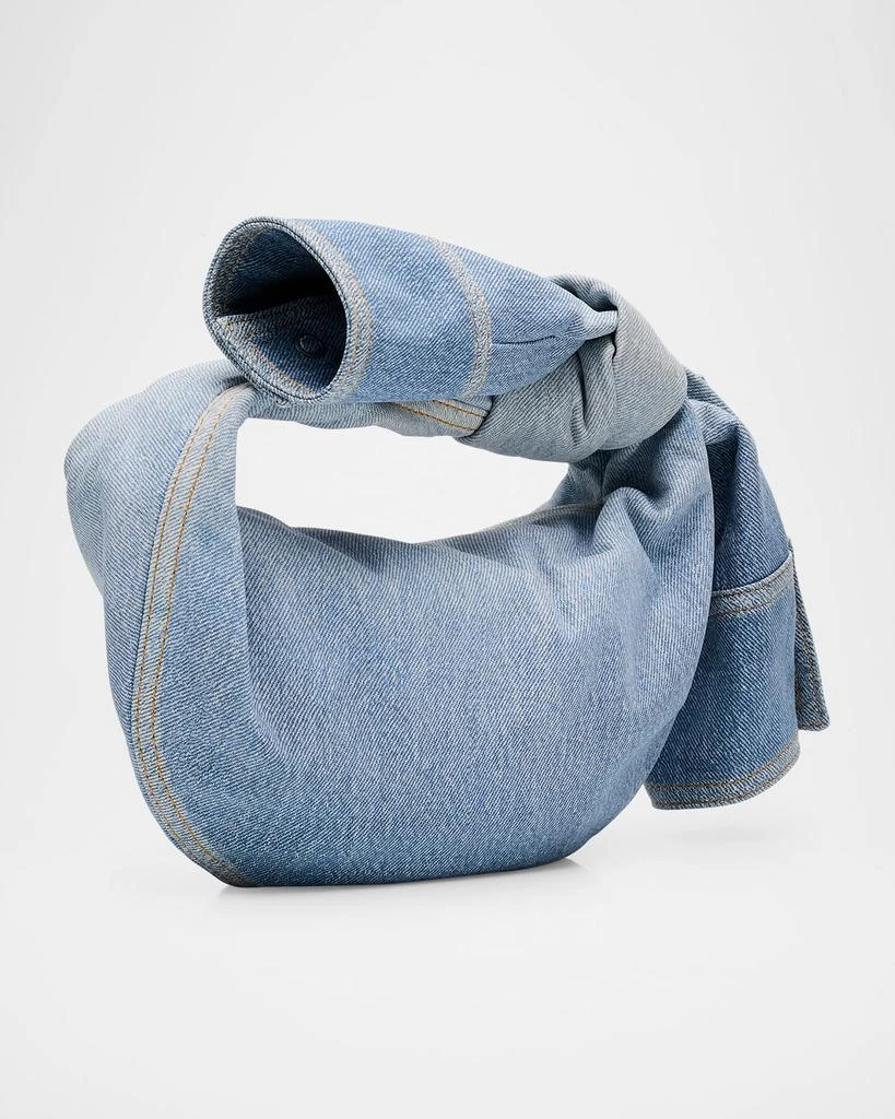 Bottega Veneta Jodie Mini Shirt Denim Top-Handle Bag 3