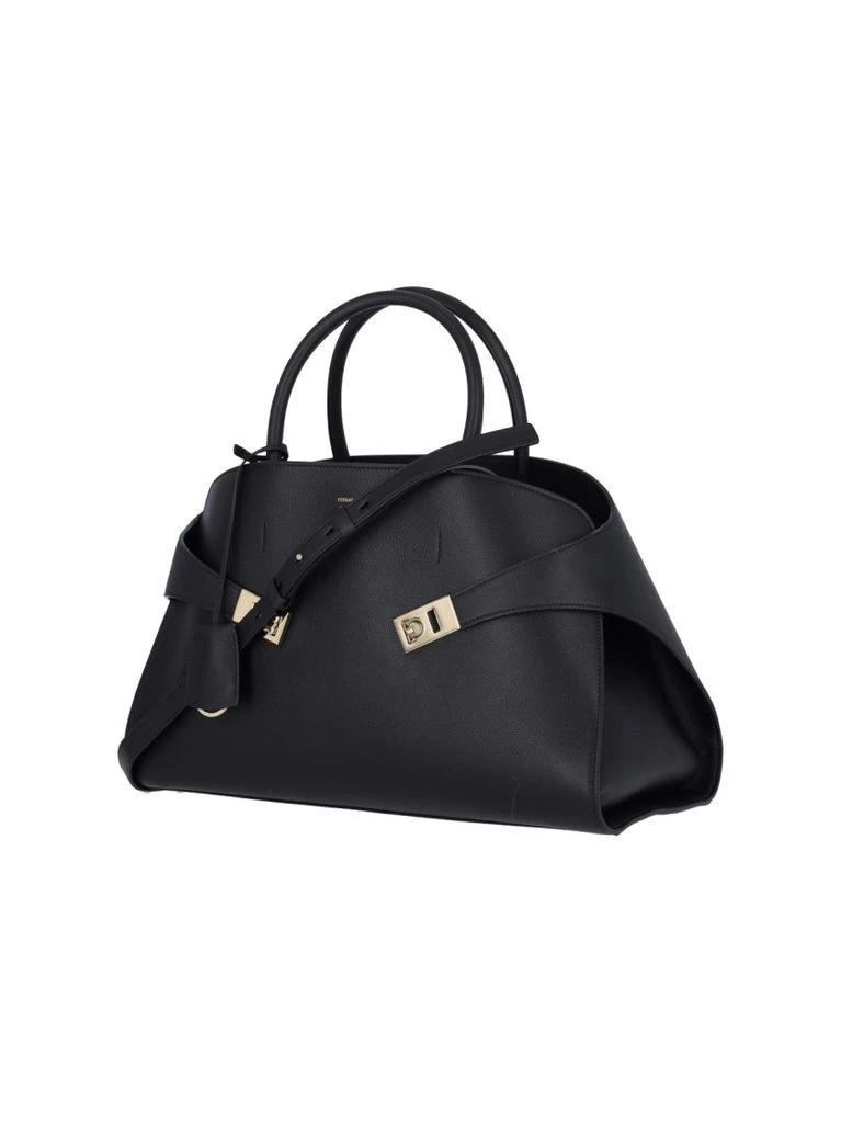 Salvatore Ferragamo Hug" Large Handbag – Black 2