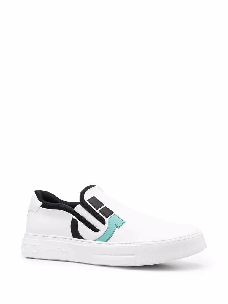 Salvatore Ferragamo Ferragamo Gancini Slip-On Sneakers 3