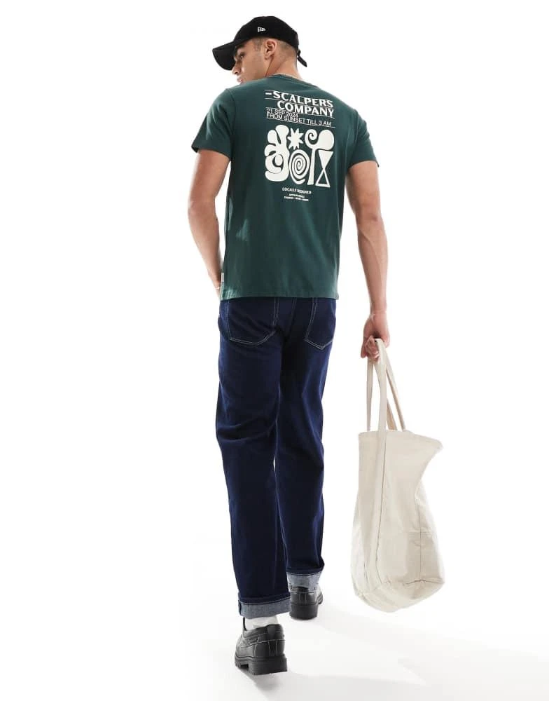 Scalpers Scalpers Local Tee In Darkgreen 1