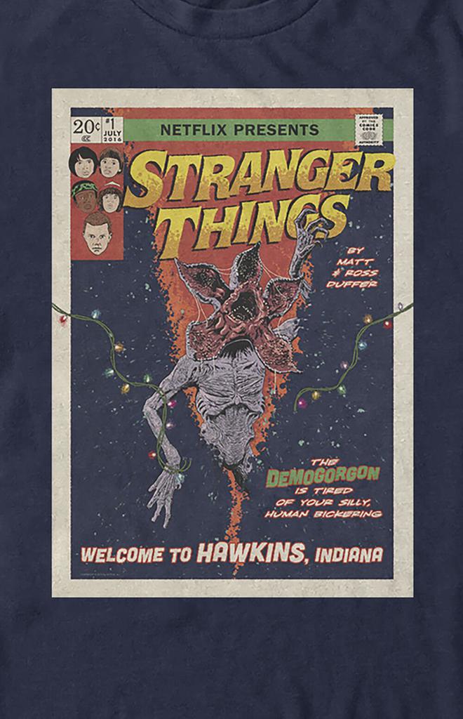 FIFTH SUN Stranger Things Comic Cover T-Shirt