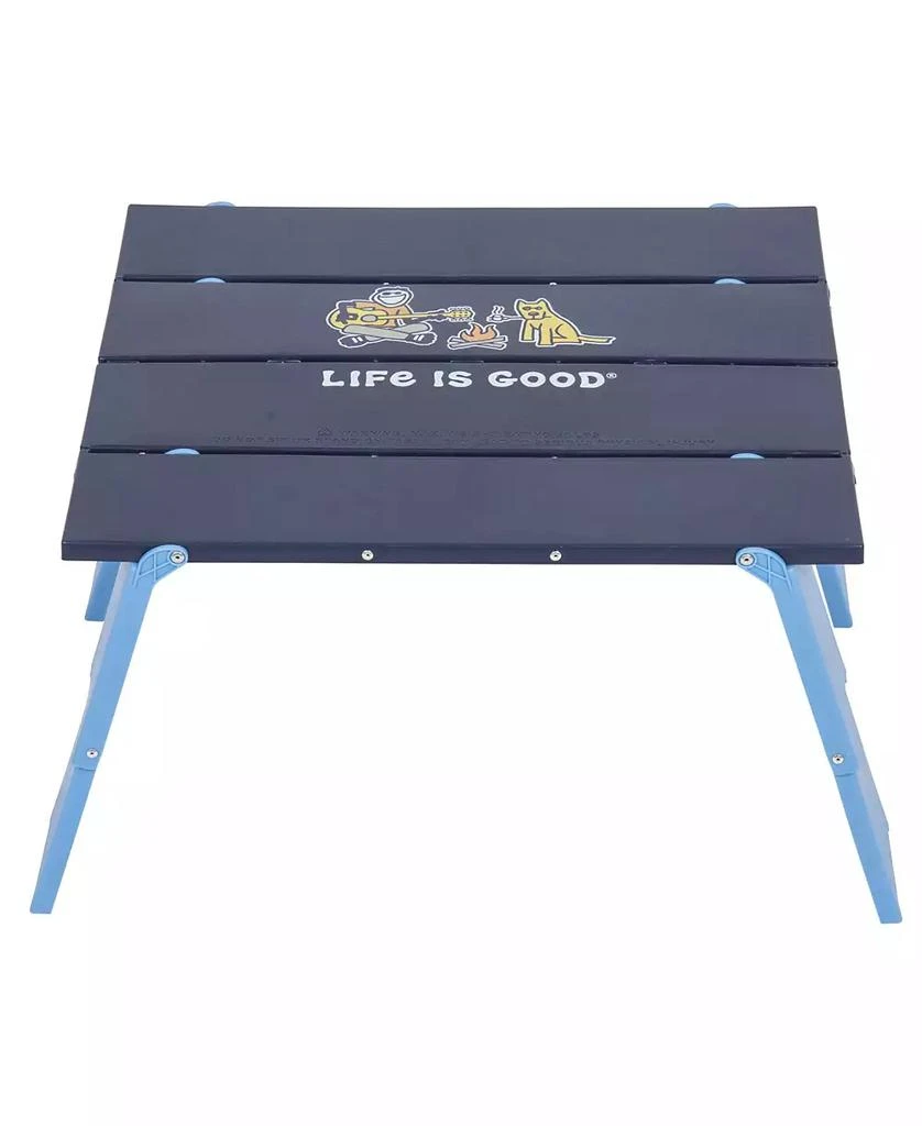 Life is Good 2 x 2 x 1 ft Blue Family Portable Outdoor Table 2