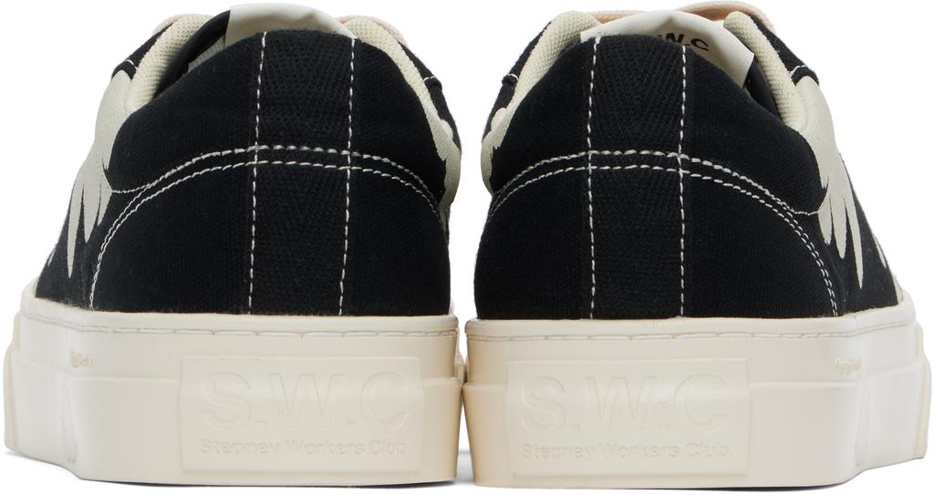 Stepney Workers Club Black & White Dellow Cup Shroom Hands Sneakers