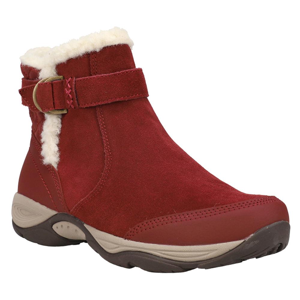 Easy Spirit Elk Round Toe Zippered Pull On Booties