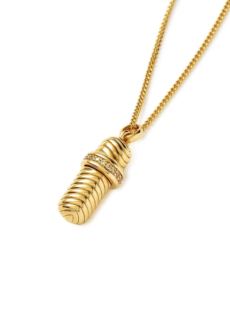 Missoma Message In A Bottle Ridge 18kt gold-plated necklace 5