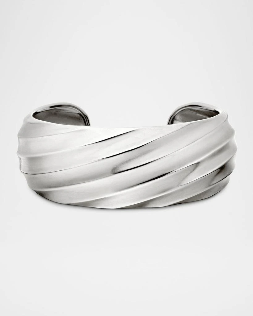 David Yurman Cable Edge Cuff Bracelet in Silver, 24mm 5