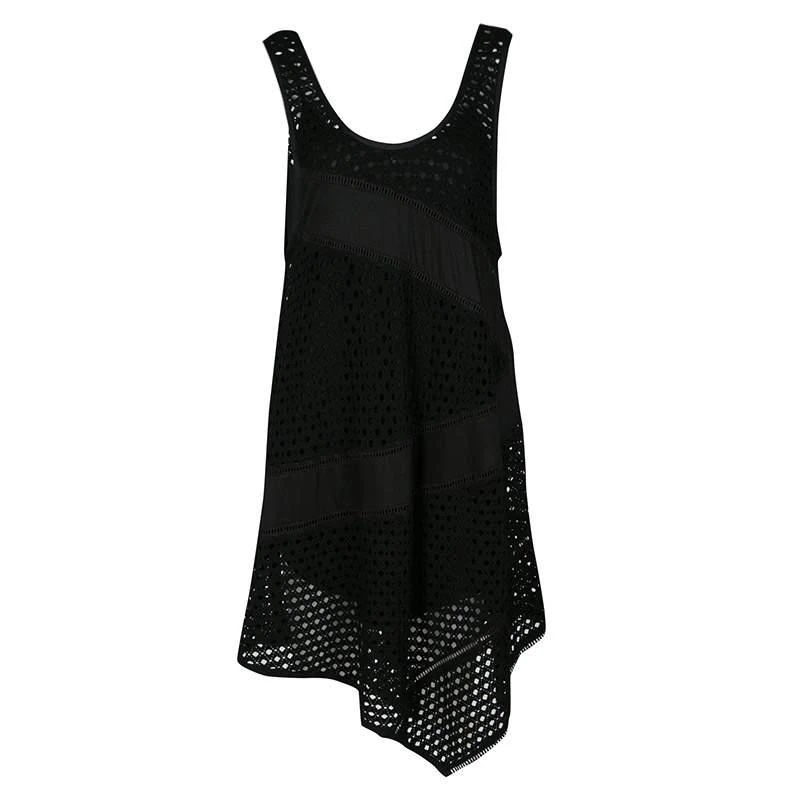asymmetric eyelet dress Zarco Asymmetric Mini Dress With Eyelets | Jaded London