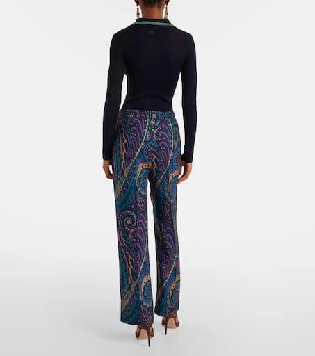 ETRO Printed straight pants 3