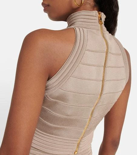 Balmain High-neck crop top 5