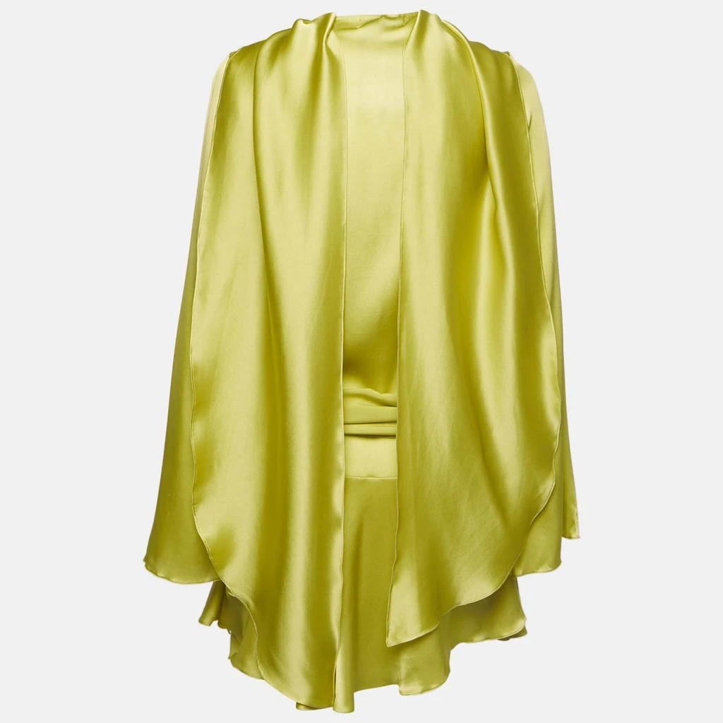 Amrhea Amrhea Green Silk Satin Draped Mini Dress S - Dresses & Skirts -  Compare Prices from 6+ Stores - Free Shipping - BeyondStyle