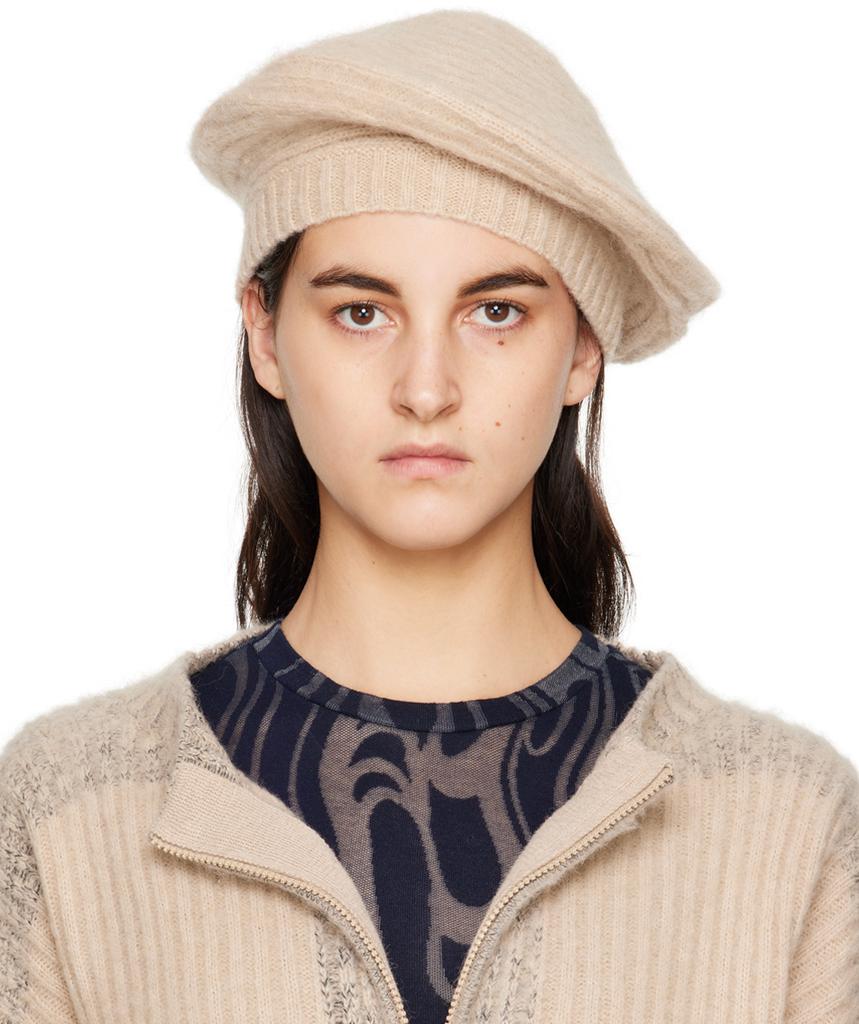 Eckhaus Latta Beige Poet Beret