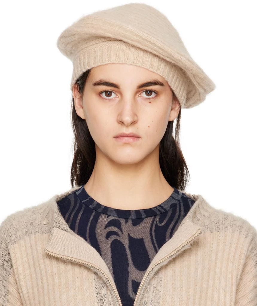 Eckhaus Latta Beige Poet Beret 1